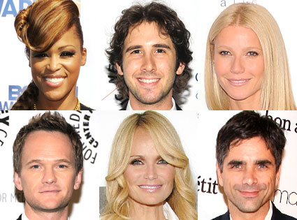 Gwyneth Paltrow, Kristin Chenoweth, Josh Groban, Neil Patrick Harris, John Stamos, Eve Gwyneth Paltrow, Kristin Chenoweth, Josh Groban, Neil Patrick Harris, John Stamos, Eve